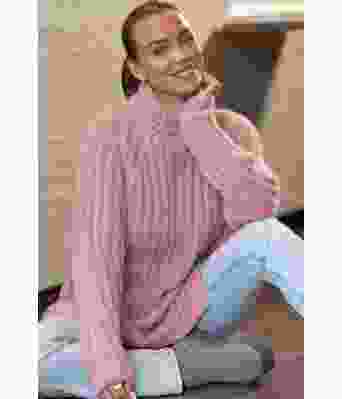 Smule genser i lys gammelrosa - Mie Mack Cappelen by Viking 2415-14-374