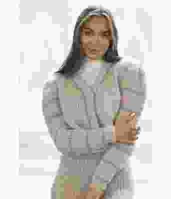 Sophiajakke i sandfarge - Mie Mack Cappelen by Viking 2415-3-306