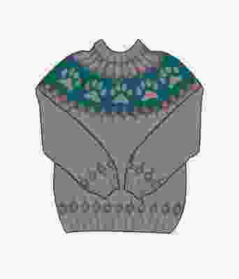 Villmarksgenseren / The wilderness sweater garnpakke i Hobbygarn - F