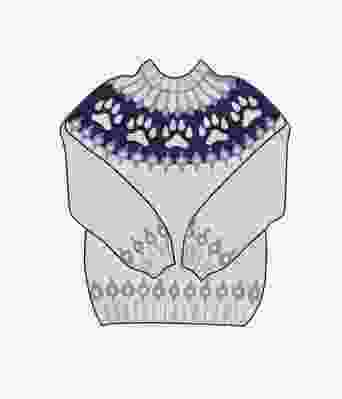 Villmarksgenseren / The wilderness sweater garnpakke i Hobbygarn - L