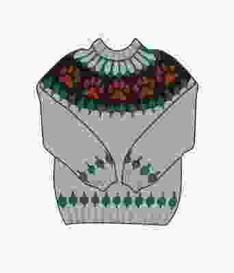 Villmarksgenseren / The wilderness sweater garnpakke i Hobbygarn - R