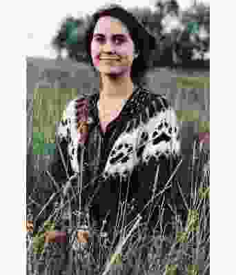 Mørkegrønn villmarkskofte - Linka Neumann design VKHG0002