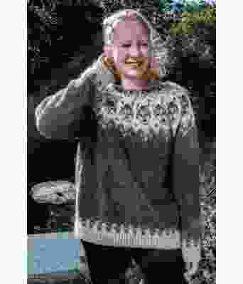 Warg strikkegenser fra Island med ulvemotiv