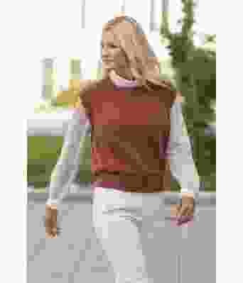 Ynde strikkevest til dame Kathrine Sørland - Viking 2129-6