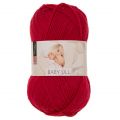 Viking garn - Baby Ull 350 - Rød