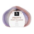 Gjestal garn - Pretty print ullgarn 509 Lillafarget